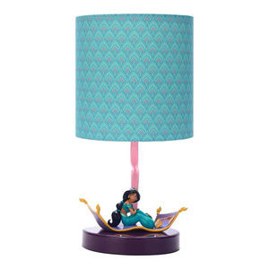 14 Inch Aladdin Jasmine Table Lamp Blue